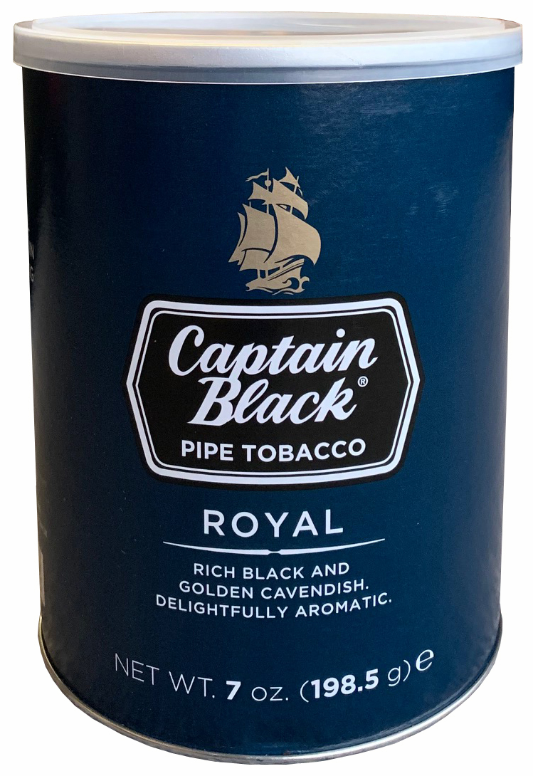 Captain Black Pipe Tobacco Royal Blue 7 oz. Can