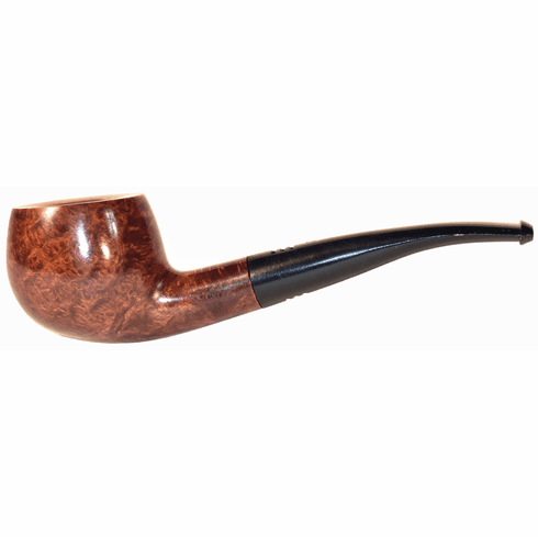 Carey Magic Inch Pipe - Half Bent Honey Brown Smooth Apple