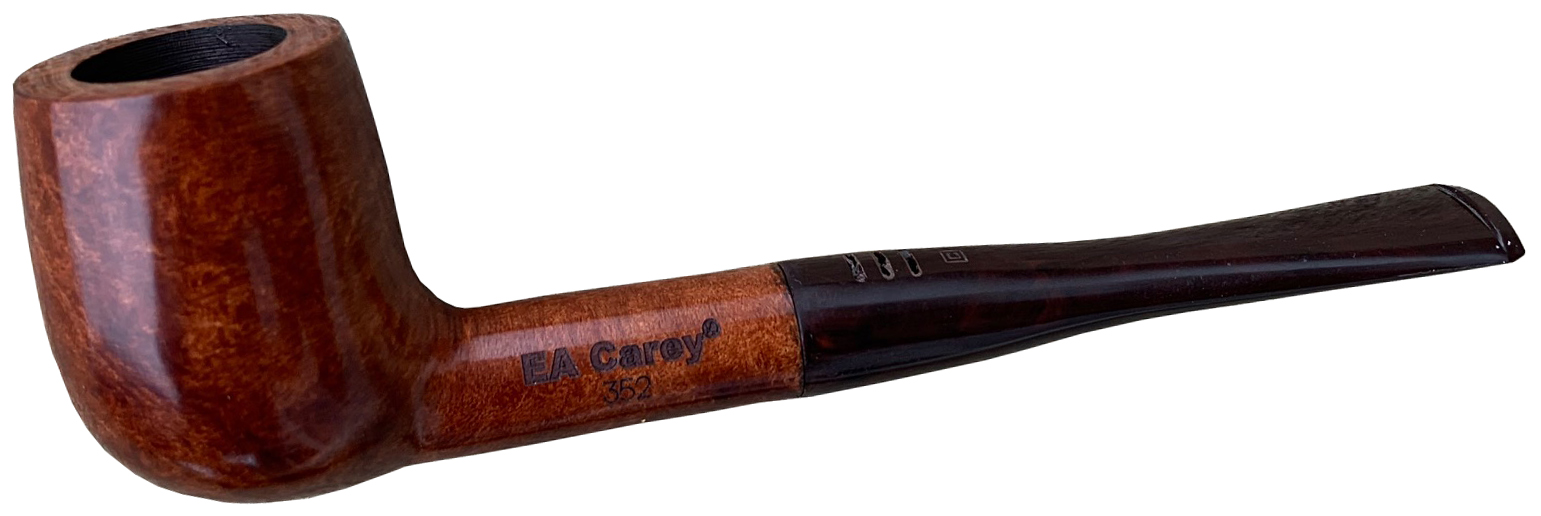 Carey Magic Inch Pipe - Straight Honey Brown Smooth Billiard Featherlight
