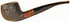 Carey Magic Inch Pipe - Half Bent Black Rustic Apple