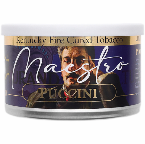 Cornell & Diehl Maestro Puccini Kentucky Dark Fire Cured Pipe Tobacco Can - 2oz