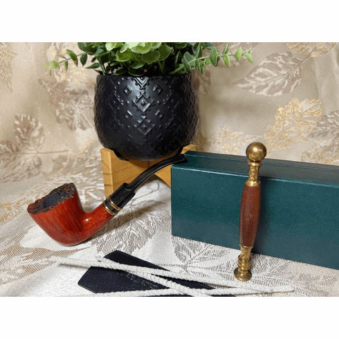 Danish Estate Stanwell Barok Smooth Full Bent Pipe