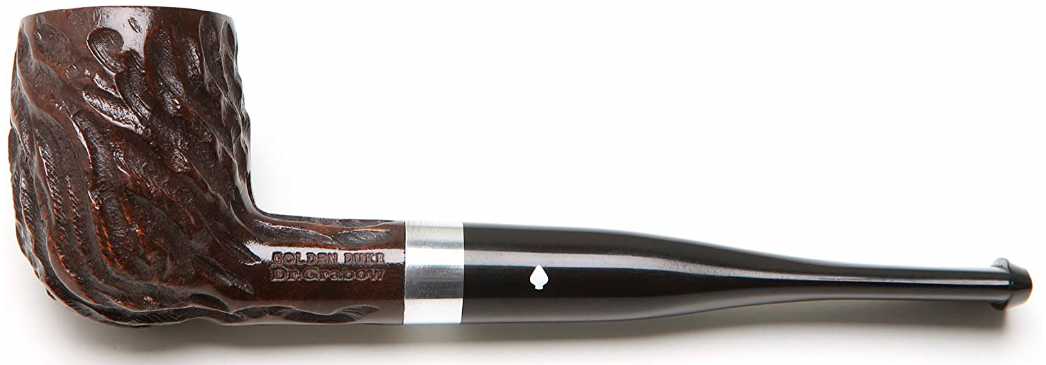 Dr Grabow Golden Duke Rustic Straight Tobacco Pipe