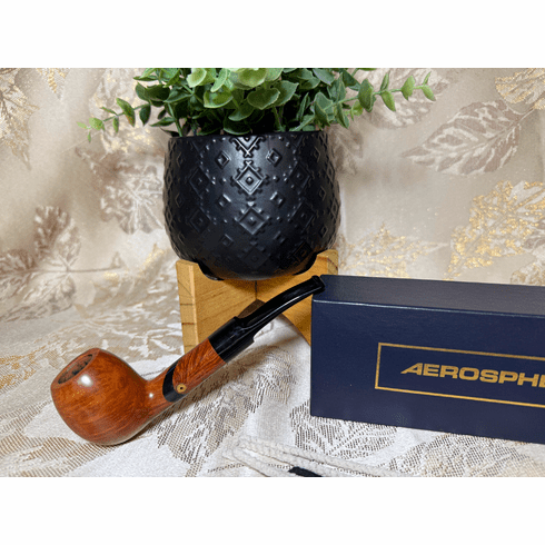 Duncan Hill Aerosphere Brown with Black Swirl Smooth Pipe