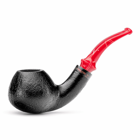 Erik Nording 2023 Hunter Series The Black Swan Rustic Tobacco Smoking Pipe