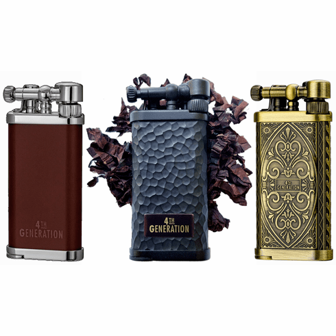 Erik Stokkebye 4th Generation IM Corona Old Boy Soft Flame Pipe Lighter