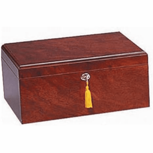 Milano Cigar Rosewood Humidor Holds 75-100 Cigars