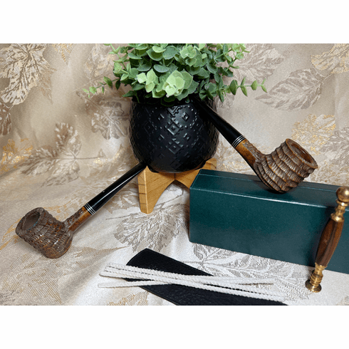 Monarch Non System Brown Rippled Edge Pipe