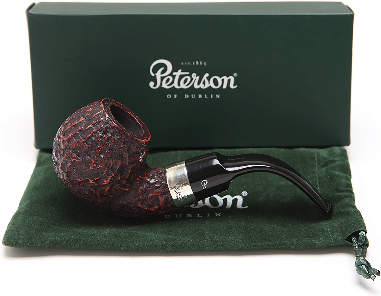 Peterson Donegal Rocky XL02 Full Bent Apple Smoking Pipe