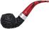 Peterson Rusticated Dracula 03 Bent Apple Pipe