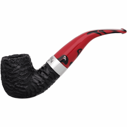 Peterson Rusticated Dracula XL90 Bent Billiard Pipe