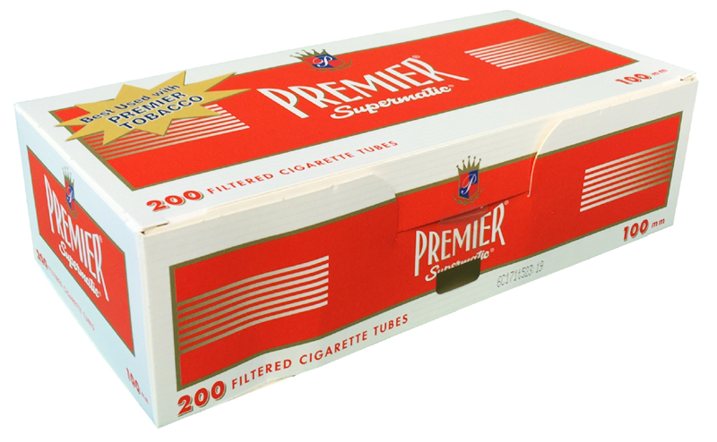 premier cigarette tubes Premier Red 100mm Filter Cigarette Tubes