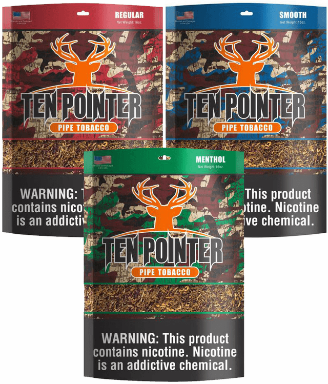fine cut pipe tobacco Ten Pointer Fine Cut Loose Tobacco