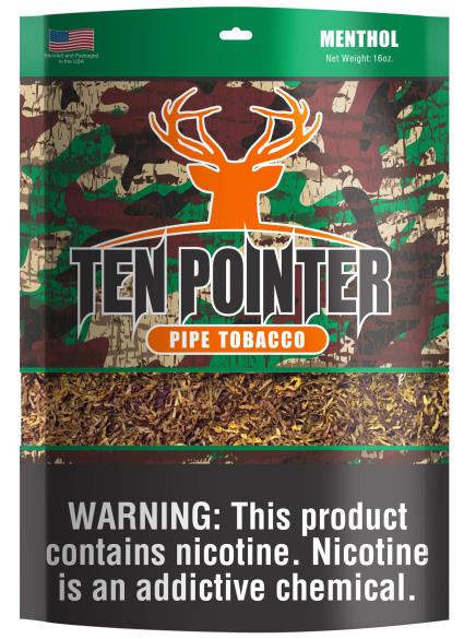 rolling tobacco menthol Ten Pointer Menthol Fine Cut Loose Tobacco