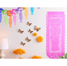 Catrina Paper Wall Hanging<br>Papel Picado