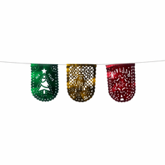 CHRISTMAS METALLIC <br> 13 Ft. MEDIUM Banner