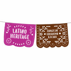 Latino Heritage Paper Banner