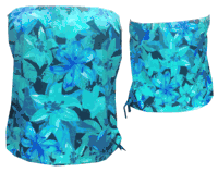 1328-3870 "Spring" Bandeau Blouson w/Drawstring at Bottom 1328-3870 "Spring" Bandeau Blouson w/Drawstring at Bottom