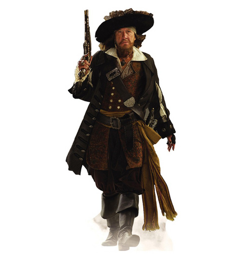 Capt Barbossa Pirates Of The Caribbean At World's End Cardboard Cutout