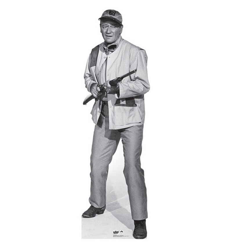 John Wayne Hatari Gun Cardboard Cutout
