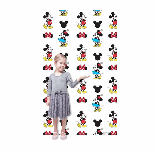 Mickey and Minnie Step and Repeat Standup Cardboard Cutout