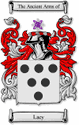 Lacy Code of Arms English Family Shield