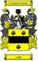 Ladd Code of Arms English Family Shield