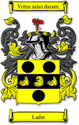 Lader Code of Arms English Family Shield