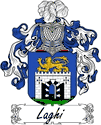 Laghi Family Coat of Arms - Italian