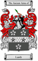 Lamb Family Shield Ireland Coat of Arms