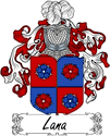 Lana Family Coat of Arms - Italian