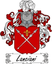 Lanciani Family Coat of Arms - Italian