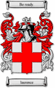 Laurence Code of Arms English Family Shield