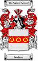 Lawhorn Code of Arms English Family Shield