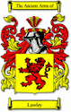 Lawley Family Shield Ireland Coat of Arms