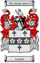 Lawton Code of Arms English Family Shield