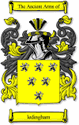 Ledingham Code of Arms English Family Shield