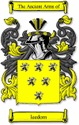 Leedom Code of Arms English Family Shield