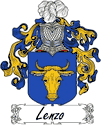 Lenzo Family Coat of Arms - Italian