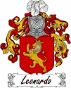 Leonardo Family Coat of Arms - Italian