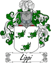 Lippi Family Coat of Arms - Italian