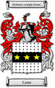 Lister Code of Arms English Family Shield