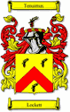 Lockett Code of Arms English Family Shield