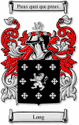 Long Code of Arms English Family Shield