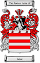 Love Code of Arms English Family Shield