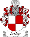 Luciano Family Coat of Arms - Italian