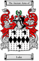 Luke Code of Arms English Family Shield