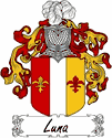 Luna Family Coat of Arms - Italian