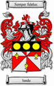 Lunde Code of Arms English Family Shield