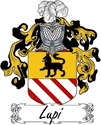 Lupi Family Coat of Arms - Italian